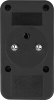 Maclean MCE249 F/B 2x USB-A + 2x USB-C Hálózati Elosztó 2 aljzatos - Fekete