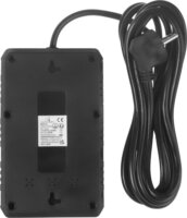 Maclean MCE393 B 3x USB-A Hálózati Elosztó 4 aljzatos 3m - Fekete