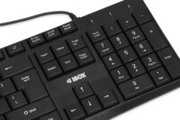 iBox IKC2010B Eris USB Billentyűzet ENG - Fekete