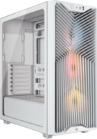 Corsair 3200D RS ARGB Midi Torony Számítógépház + 4db 120mm ventilátor - Fehér