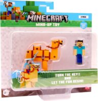 Mojang Studios Minecraft S2 3D Felhúzható Figura - Steve és Teve