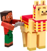 Mojang Studios Minecraft S2 3D felhúzható Figura - Noor és LLama