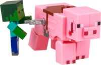 Mojang Studios Minecraft S2 3D felhúzható Figura - Baby Zombie és Pig