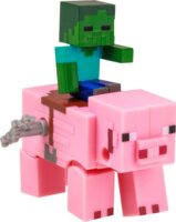 Mojang Studios Minecraft S2 3D felhúzható Figura - Baby Zombie és Pig