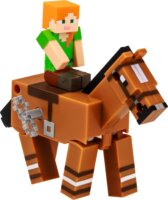 Mojang Studios Minecraft S2 3D felhúzható Figura - Alex és Horse