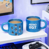 Paladone PP15506AB 400ml Astro Bot bögre - Kék/Mintás