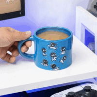 Paladone PP15506AB 400ml Astro Bot bögre - Kék/Mintás