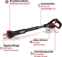 Einhell 18V GP-LS 18/35 LI BL-SOLO Akkus Ágvágó (Akku és töltő nélkül)
