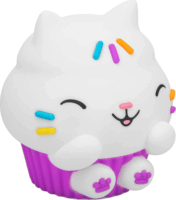 Paladone PP14083GDH Gabi babaháza Squishy Glo szilikon éjjeli fény - Cakey Cat