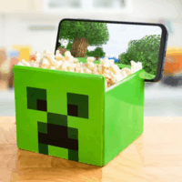 Paledone Minecraft Creeper Snack tál - Zöld