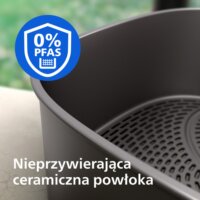 Philips NA462/70 4000 series Dual AirFryer Forrólevegős sütő 10L 2750 Watt - Fekete