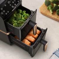 Philips NA462/70 4000 series Dual AirFryer Forrólevegős sütő 10L 2750 Watt - Fekete