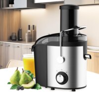 Maestro MR-805 Gyümölcscentrifuga 1,1L - Fekete / Ezüst