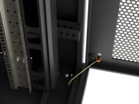 Lanberg 19" Szabadon Álló Rack Szekrény 47U 800x1200mm - Fekete