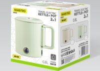 Maestro MR-009 2 az 1-ben Utazó Elektromos Vízforraló és Főzőedény 0.8 L 600 W - Menta zöld