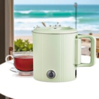 Maestro MR-009 2 az 1-ben Utazó Elektromos Vízforraló és Főzőedény 0.8 L 600 W - Menta zöld