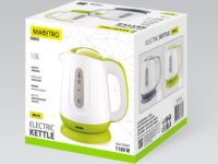 Maestro MR013 Vízforraló 1L 1100 Watt - Fehér / Zöld