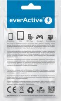 EverActive CBS-1IW USB-A apa - Lightning apa Szilikon Adat és Töltőkábel 1m - Fehér