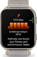 Garmin Venu X1 Férfi Okosóra 50.8mm Szürke Nylon Szíjjal - Titán / Arany