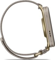 Garmin Venu X1 Férfi Okosóra 50.8mm Szürke Nylon Szíjjal - Titán / Arany