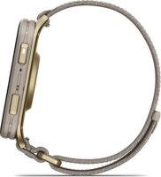Garmin Venu X1 Férfi Okosóra 50.8mm Szürke Nylon Szíjjal - Titán / Arany
