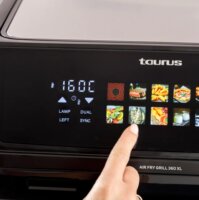 Taurus 973004000 AirFryer Forrólevegős sütő 10L 2800 Watt - Fekete