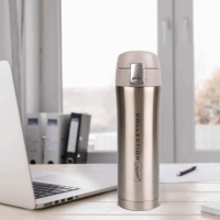 Maestro MR-1641-45 Dupla falú utazó Termosz bögre 450ml - Arany