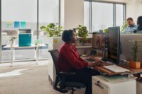 Plantronics 8X221AA HP Poly Blackwire 3325 USB-C Vezetékes Fejhallgató Headset - Fekete