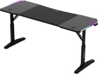 Huzaro Hero 4.6 RGB Elektromosan állítható Gamer asztal 160 x 60 x 56-79cm - Fekete