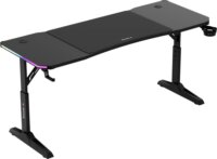 Huzaro Hero 4.6 RGB Elektromosan állítható Gamer asztal 160 x 60 x 56-79cm - Fekete