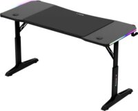 Huzaro Hero 3.6 RGB Elektromosan állítható Gamer asztal 140 x 60 x 56-79cm - Fekete