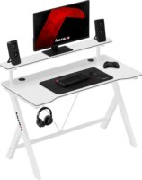 Huzaro Hero 1.9 Gamer asztal polccal 120 x 60 x 75 cm - Fehér