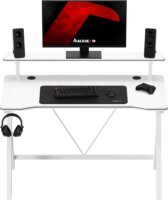 Huzaro Hero 1.9 Gamer asztal polccal 120 x 60 x 75 cm - Fehér