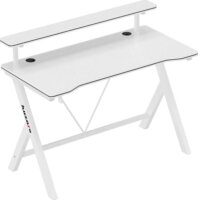 Huzaro Hero 1.9 Gamer asztal polccal 120 x 60 x 75 cm - Fehér
