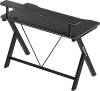 Huzaro Hero 1.9 Gamer asztal polccal 120 x 60 x 75 cm - Fekete
