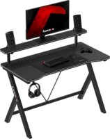 Huzaro Hero 1.9 Gamer asztal polccal 120 x 60 x 75 cm - Fekete
