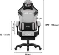 Huzaro Force 3.7 Gamer szék - Szürke