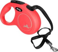 Flexi New Classic 5m Szalagos Automata kutya póráz - Élénk piros