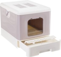 Ferplast Sahara Macska alomdoboz 52 x 39 x 40cm - Rózsaszín/Fehér