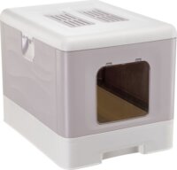 Ferplast Sahara Macska alomdoboz 52 x 39 x 40cm - Rózsaszín/Fehér
