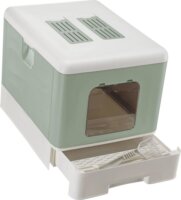 Ferplast Sahara Macska alomdoboz 52 x 39 x 40cm - Zöld/Fehér