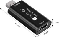 Techly I-USB-VIDEO-1080TY HDMI - USB FHD Videójel Rögzítő Konverter