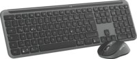 Logitech Signature Slim MK950 Combo Bluetooth + RF Wireless Billentyűzet + Egér DE - Fekete/Szürke
