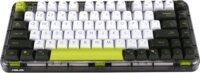 Asus KD201 Jelly75 Tri-Mode Wireless Mechanikus RGB Billentyűzet US - Fehér/Fekete/Neon Zöld
