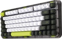 Asus KD201 Jelly75 Tri-Mode Wireless Mechanikus RGB Billentyűzet US - Fehér/Fekete/Neon Zöld