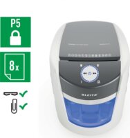 Leitz IQ OptiMax Small Office 350 P5 8 lap Iratmegsemmisítő 22L - Fehér