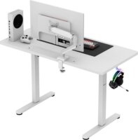 Huzaro Hero 8.1 Elektromosan állítható Gamer asztal 120 x 60x 72-118 cm - Fehér