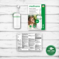 Medisana NI 200 Akkus Orrzuhany 150ml - Fehér