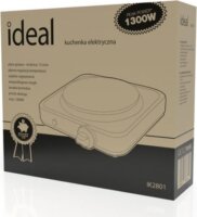 Eldom Ideal Hordozható 1 zónás Elektromos főzőlap 1000W - Fekete