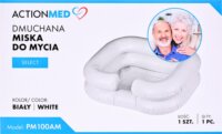 ActionMed PM100AM Fejmosó tál kézi Zuhannyal - Fehér